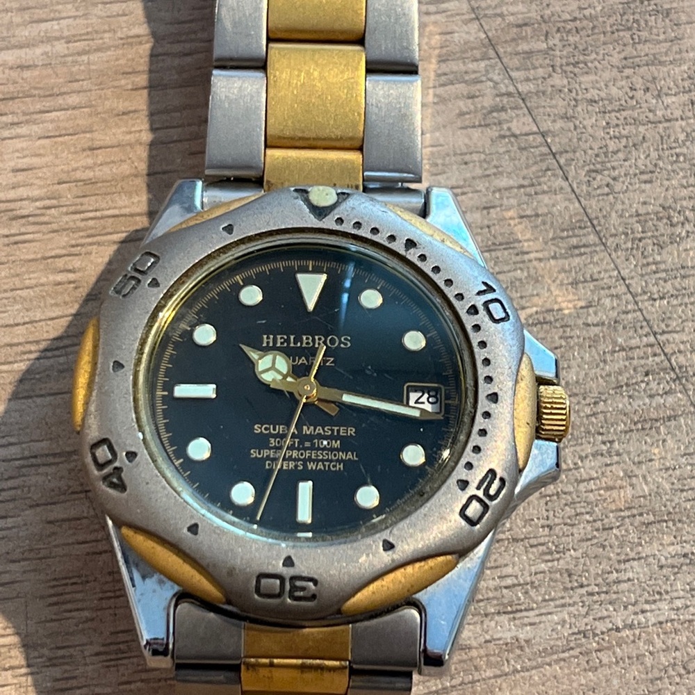 HELBROS SCUBA MASTER DIVE WATCH, Mens